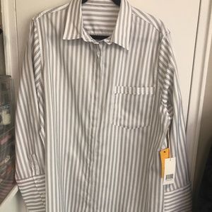 Leze Striped Dress Shirt size 18